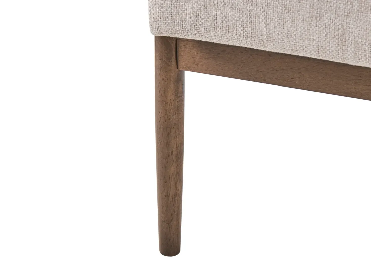 Sofa 3 personers ESRUM Mørkebrun/beige