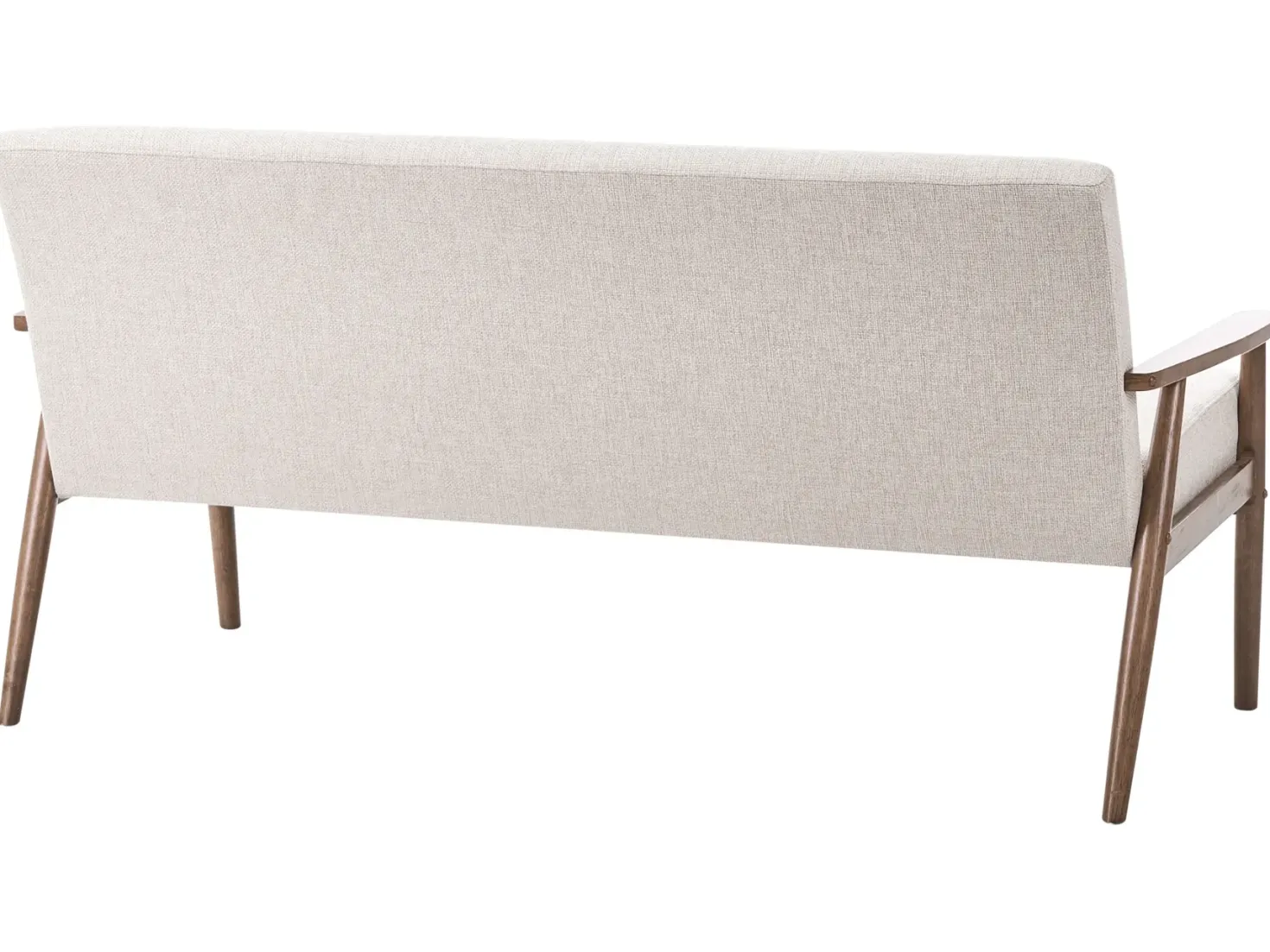 Sofa 3 personers ESRUM Mørkebrun/beige