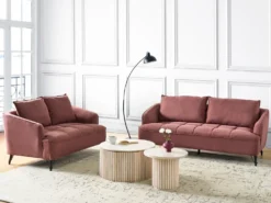 Sofa 3 personers HOBRO Bordeaux