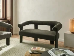 Sofa 2 personers ILBRO Boucle Mørkegrøn