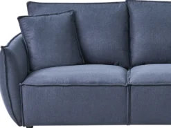 Sofa 3 personers KUNES Mørkeblå