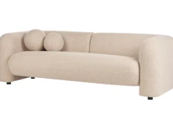 Sofa 3 personers LEIREN Boucle Beige