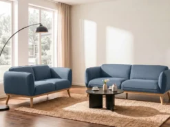 Sofa 2 personers LJUNG Blå