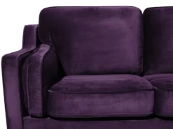 Sofa 3 personers LOKKA Velour Purpur