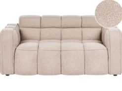 Sofa 2 personers UTANA Boucle Beige