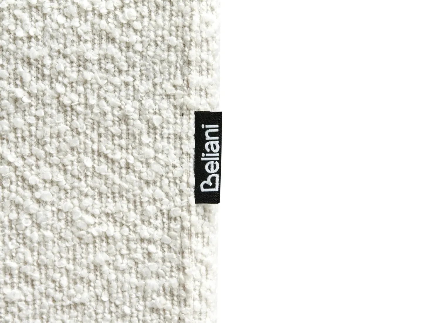 Sofa 2 personers VORGOD Boucle Cremehvid