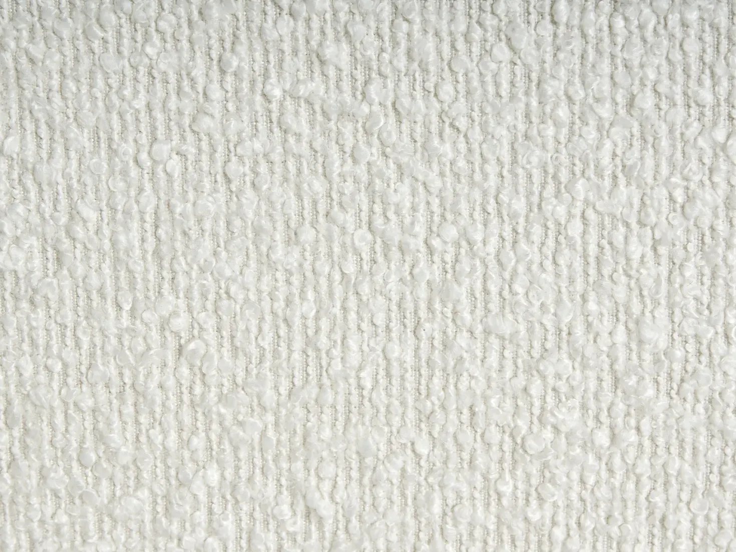 Sofa 2 personers VORGOD Boucle Cremehvid