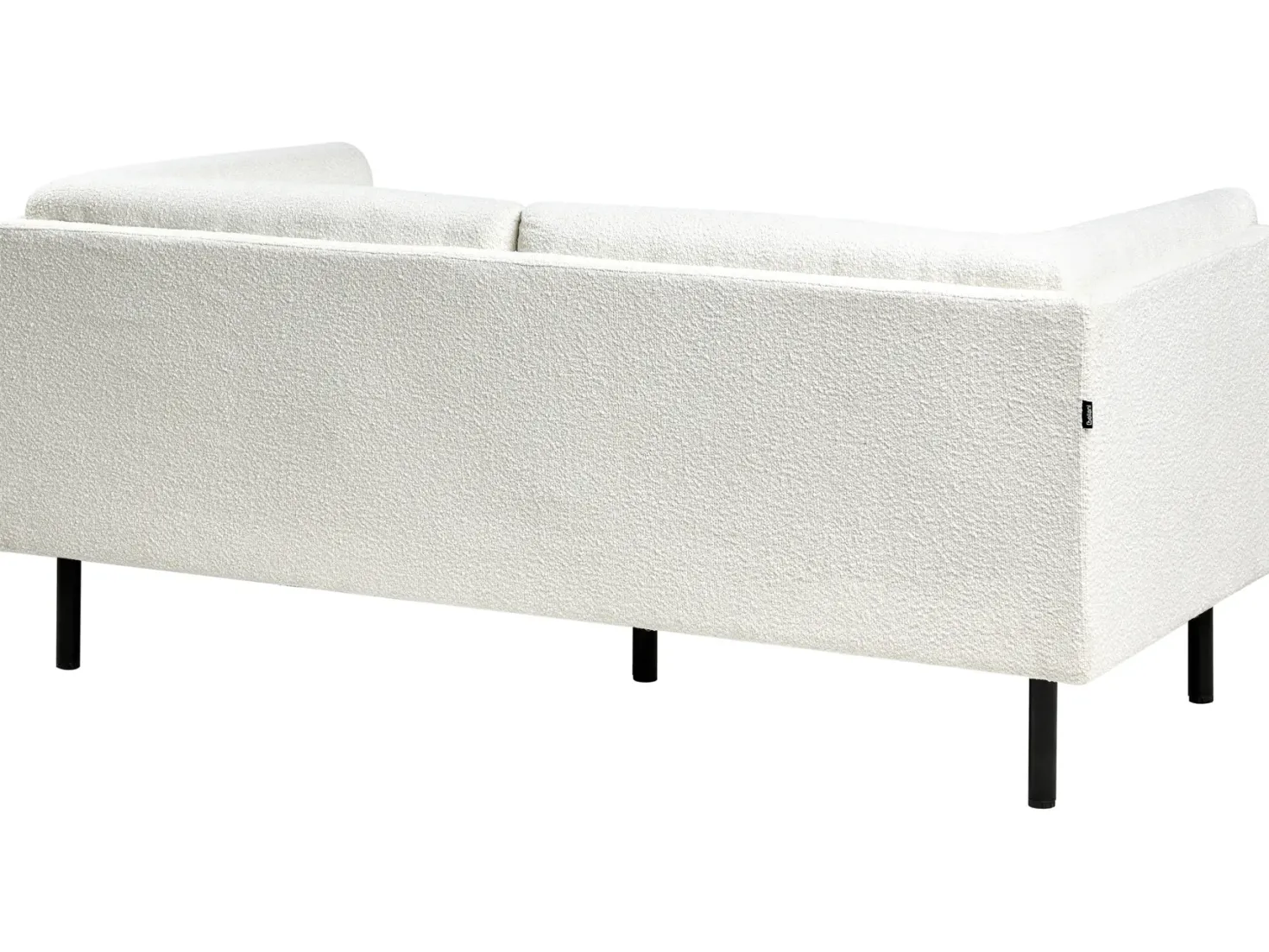 Sofa 2 personers VORGOD Boucle Cremehvid