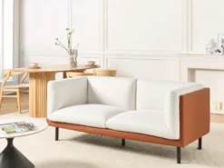 Sofa 2 personers VORGOD Cremehvid