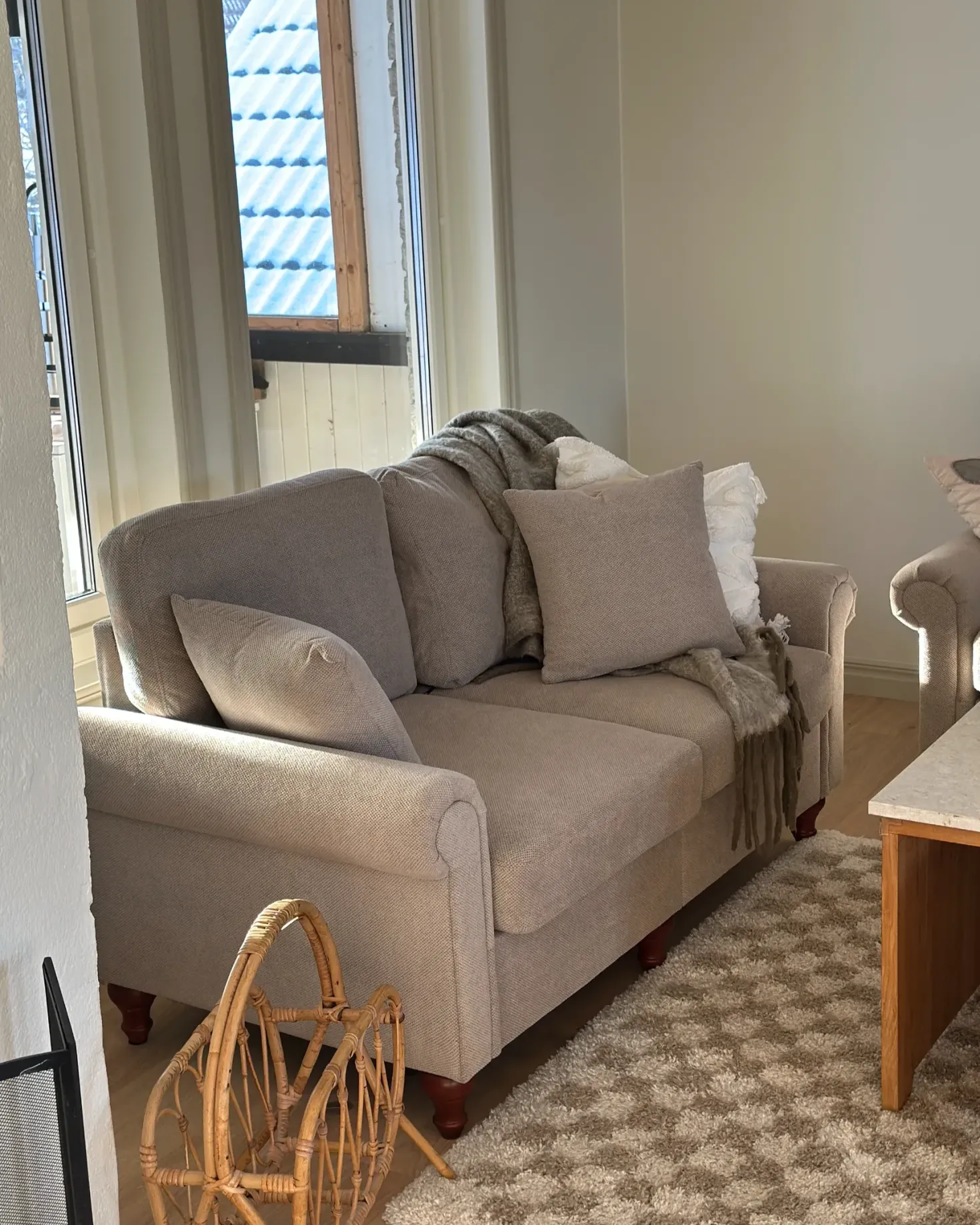 Sofasæt 5 personers GINNERUP Brungrå
