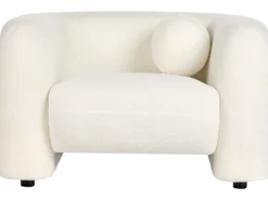 Sofasæt 4 personers LEIREN Boucle Hvid