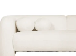 Sofasæt 4 personers LEIREN Boucle Hvid