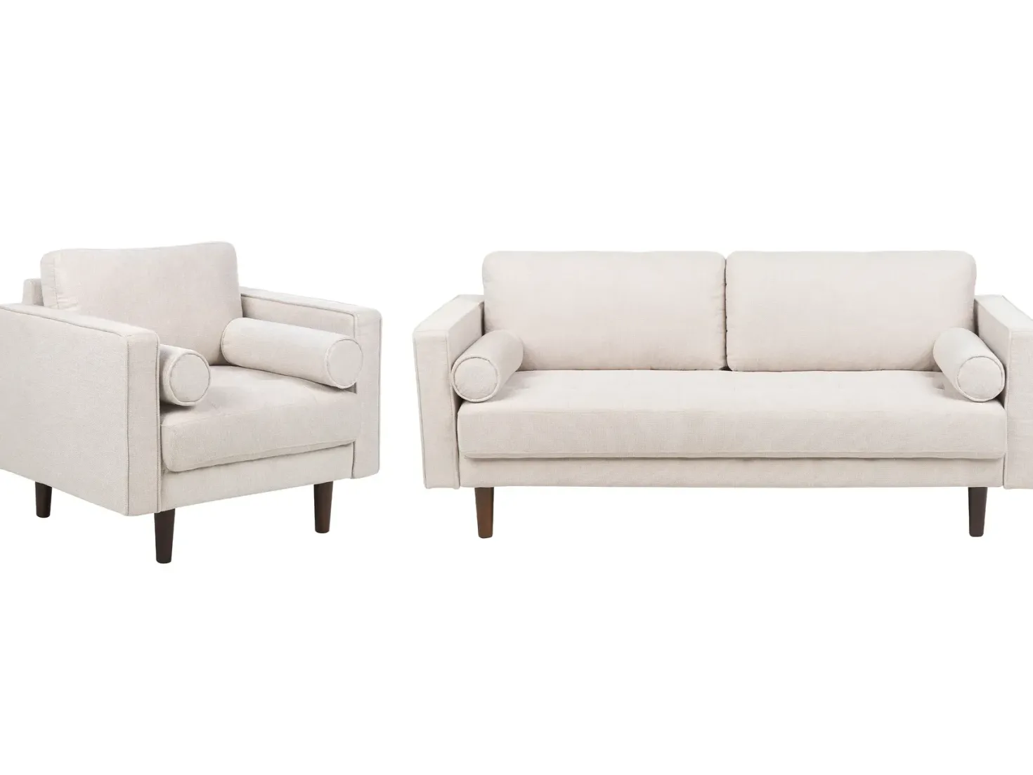 Sofasæt 4 personers NURMO Lys Beige