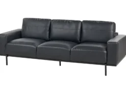 Sofasæt 6 personers SOVIK Kunstlæder Sort