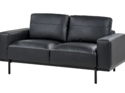 Sofasæt 6 personers SOVIK Kunstlæder Sort