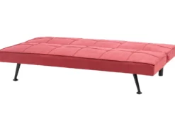 Sovesofa 3 personers HASLE Rød