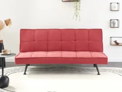 Sovesofa 3 personers HASLE Rød
