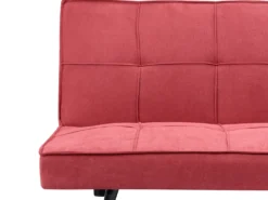 Sovesofa 3 personers HASLE Rød