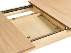 Spisebord med udtræk LARTO Lys ask 180/220 cm 90 cm