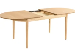 Spisebord med udtræk LARTO Lys ask 180/220 cm 90 cm