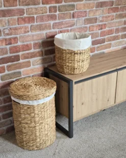 Sæt af 2 kurve DANANG Flet Naturlig 31/61 L