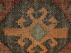 Sæt af 2 pyntepuder ARVEN Jute 45 x 45 cm Brun Orientalsk mønster