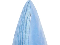 Sæt af 2 pyntepuder MILLET Fløjl 43 x 43 cm Blå Geometrisk mønster