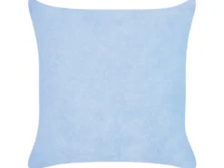 Sæt af 2 pyntepuder MILLET Fløjl 43 x 43 cm Blå Geometrisk mønster