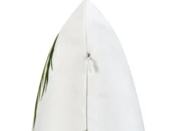 Sæt af 2 havehynder SEASIDE Plante mønster 45 x 45 cm Grøn