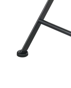 Sæt af 2 havestole ADRANO Foldbar Metal Sort