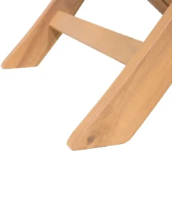 Sæt af 2 havestole CESANA Akacietræ Lysebrun