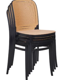 Sæt af 4 havestole PLOSE Beige