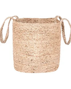 Sæt af 2 kurve KAELLA Jute Sand Beige