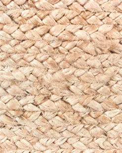 Sæt af 2 kurve KAELLA Jute Sand Beige