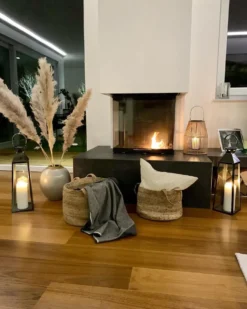 Sæt af 2 kurve KAELLA Jute Sand Beige