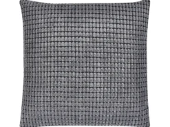 Sæt af 2 pyntepuder ASPIDISTRA Velour 45 x 45 cm Grå Geometrisk mønster