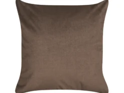 Sæt af 2 pyntepuder PHILODENDRON Velour 45 x 45 cm Brun Abstraktmønster