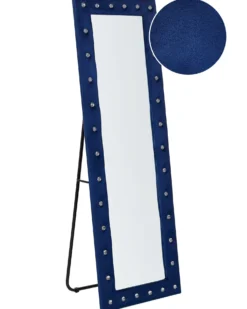 Stående spejl ANSOUIS 150 cm Velour Navy Blå