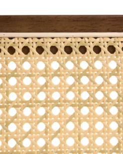 Sæt med 2 spisebordsstole CORDOVA Rattan Brun