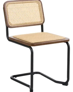 Sæt med 2 spisebordsstole CORDOVA Rattan Brun
