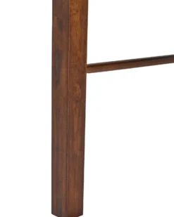 Sæt med 2 spisebordsstole ORONO Træ Mørkebrun/lys beige