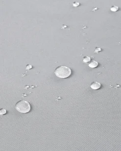 Sæt med 2 stole med puder AMANTEA PREMIUM Akacietræ Lysegrå