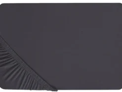 Stræklagen HOFUF Bomuld 200 x 200 cm Sort