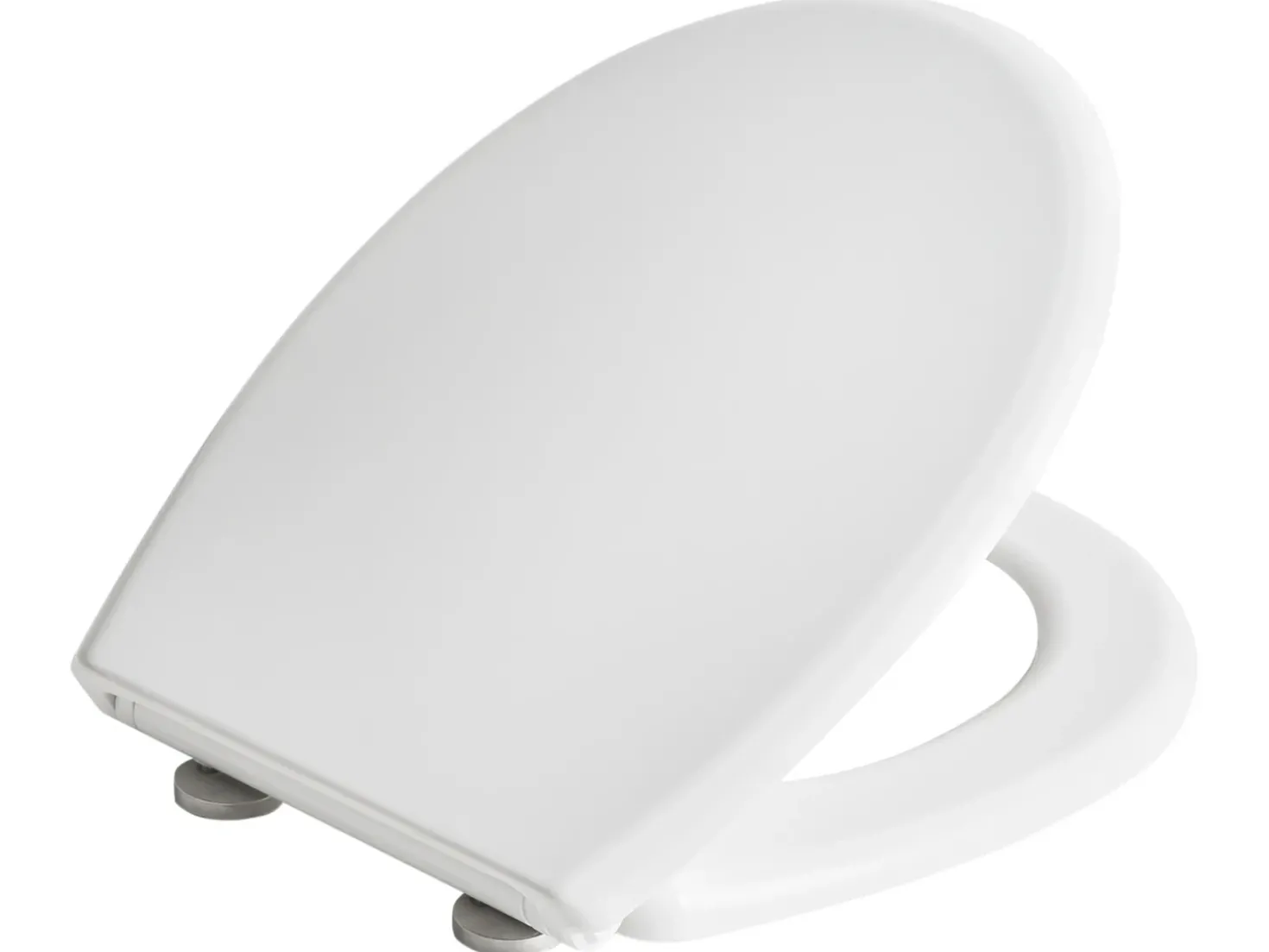Toiletbræt FAGNANO Soft close 2 i 1 Duroplast Hvid