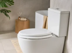 Toiletbræt MAZARUNI Soft close MDF Hvid