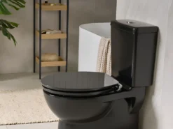 Toiletbræt INIRIDA Soft close MDF Sort