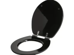 Toiletbræt INIRIDA Soft close MDF Sort