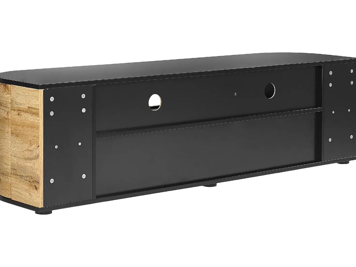 TV-bord JEROME Brun/sort