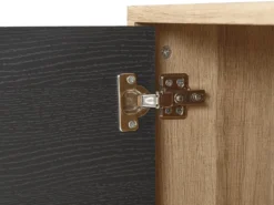 TV-bord MOINES Brun/sort