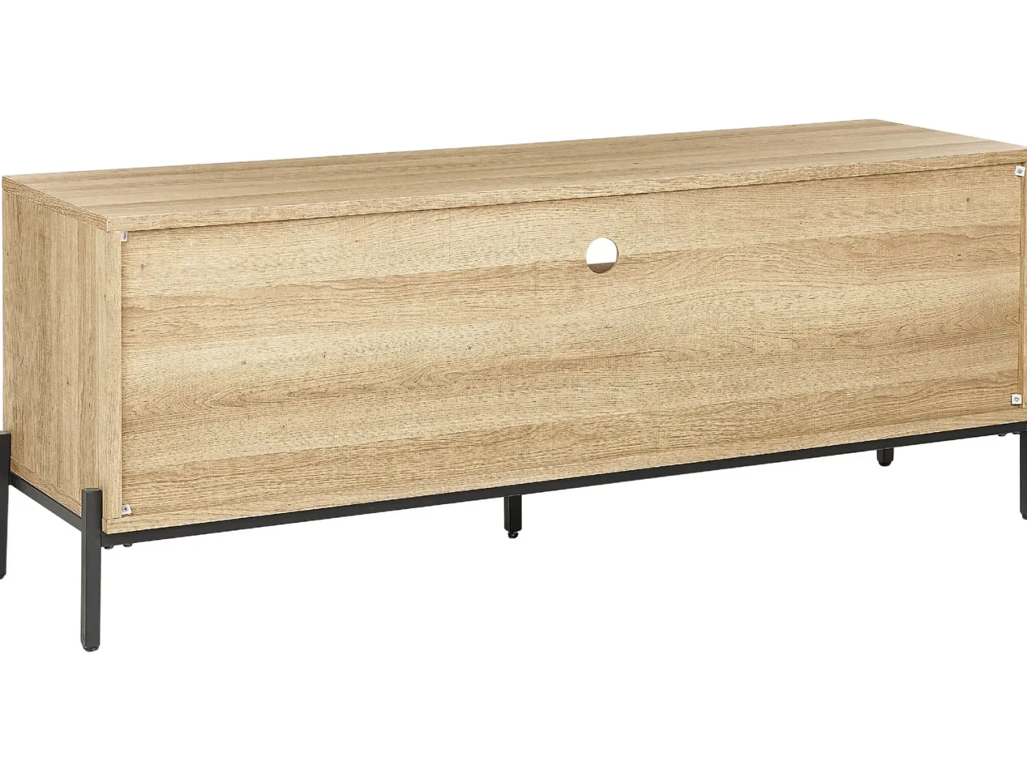 TV-bord MOINES Brun/sort